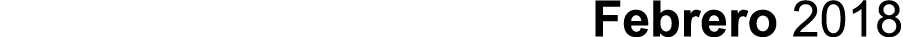 Febrero 2018