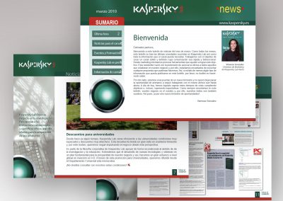 Maquetación | Boletín electrónico | Kaspersky